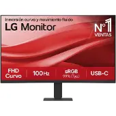 LG 27U421A-B 27" Täys HD 100Hz VA Kaareva HDR10 USB-C Flicker Free Musta