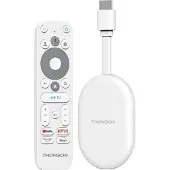 Thomson 152 Go Cast -suoratoistolaite, 4K Google TV, valkoinen