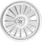 Wildcat Suncircle Push-Fit Labret<!--63ddf8ec69e16--> - Hopeinen metalli