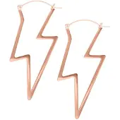 Wildcat Thunderbolt Hoops<!--63e0eb1e7cc79--> - Ruusukultainen metalli