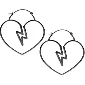 Wildcat Heartbreaker Hoops<!--63da6ff025f28--> - Musta metalli