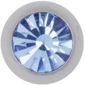 Wildcat Multi-cut Jewelled<!--63ff21ba0c033--> - 1,6 mm, Vaalea safiiri, 6,0 mm