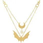 Wildcat Crescent Lovers - kaulakoru - Kultainen metalli