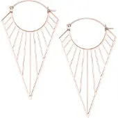 Wildcat Prisma Hoops - Korvakorut - Ruusukultainen metalli