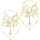 Wildcat Dahlia Hoops<!--63fd88f178d55--> - Kultainen metalli