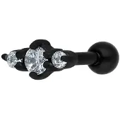 Wildcat Black Triplet Barbell<!--63e0a2f5c5db1-->