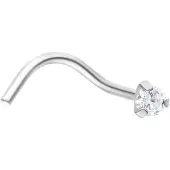 Wildcat Curved Jewelled Nosestud - nenäkoru