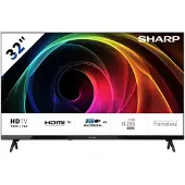 Sharp TV LED 32" HD Ready Musta Hotel TV Moodilla - 3 HDMI, 2 USB