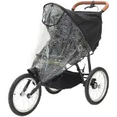 Trille - Raincoat Jogger With opening in Top, Black
