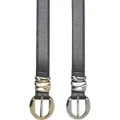 Urban Classics Chunky Multiple Loop Synthetic Leather Vyö 2 Yksiköt