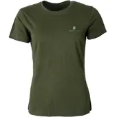 Woodline T-Shirt Green Women M