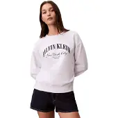 Calvin Klein Collegepaita 'Varsity' yönsininen / valkoinen