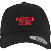 Mister tee Lippalakki 'Amour Club Heart' punainen / musta