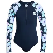 Roxy Active Naisten Pitkähihainen Shorty-märkäpuku Etuvetoketjulla