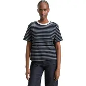 Tom Tailor DENIM Paita laivastonsininen / valkoinen