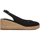 Tommy Hilfiger Mid Wedge Espad Slingback - Black - 39