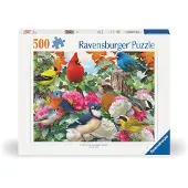 Ravensburger Puutarhalinnut 500-palan palapeli aikuisille - 12000147 - K sity n tehdyt ty kalut, valmistettu Saksassa, jokainen pala sopii t yde