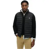 Superdry for man. M5012341A Fuji Lite Padded Vest black (S), Casual, Sustainable, Recycled nylon