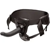 Calexotics Silikoninen peniksen pääty Support Strap Silicone Probe, musta