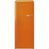 Smeg FAB28LOR6 Jääkaappi Pakastelokerolla 153 cm Saranointi vasemmalla Oranssi