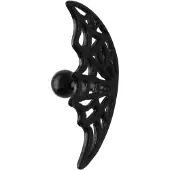 Wildcat Spiderweb Earbarbell<!--63fedf1a6eaa3--> - Musta metalli