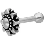 Wildcat Sunflower Earbarbell<!--64107a7365802--> - Hopeinen metalli
