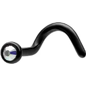 Wildcat Basic Jewelled Nosestud - 1,0 mm, Aurora Boreale