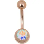 Wildcat Jewelled Bananabell - 8,0 mm, Aurora Boreale