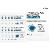 APLB , Tranexamic Acid Niacinamide Beauty Sheet Mask, 10 Lappia, 0.85 fl oz (25 ml) Kunki