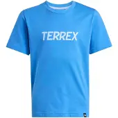 Adidas K Mt Logo Tee - Blue - 152