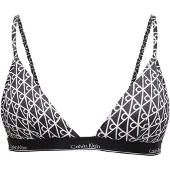Calvin Klein Swimwear Bikinitoppi musta / valkoinen
