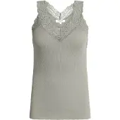 Rosemunde Rwbernadine Sl Lace Top - Khaki green - M