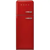 Smeg FAB30LRD6 Jääkaappi/Pakastin 172cm, Saranointi vasemmalla, Punainen