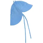 Huttelihut Summer Hat Ears Muslin - Blue - 44\3-6M