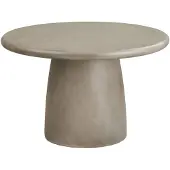 Ebuy24 Ruokapöytä, Bonnet, 120x120x75 cm, Harmaa, Kuitusavi