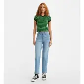 Levi's Ribcage Straight Ankle Center - Blue - 28 x 31