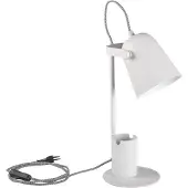 Kanlux S.A. Raibo pöytävalaisin 38cm E27 valkoinen