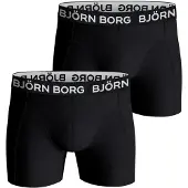 Björn Borg Cotton Stretch Boxer 2P - Black - 170
