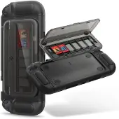 Spigen Snap Switch, Suojus, Nintendo, musta, Termoplastinen polyuretaani (TPU), Polykarbonaatti (PC), Nintendo Switch 2
