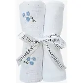 Summerville Organic Musliiniviltti 2-pack, Bluebell