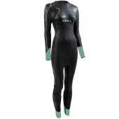 Zone3 Terraprene Vision Wetsuit Black Green Women, Size S