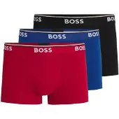 BOSS Bokserishortsit 'Power' laivastonsininen / punainen / musta