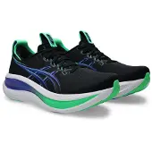 Asics Gel-Nimbus 28 Shoes Black Blue SS26, Size 48 - EUR