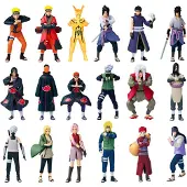 Kärkkäinen Naruto Shippuden 7 cm hahmo 3 kpl