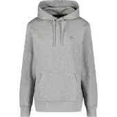 Gant for man. 2007058 Hooded sweatshirt with grey shield (XXL), Casual, Cotton, Long sleeve