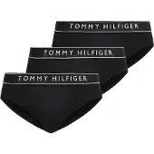Tommy Hilfiger 3-Pack Cotton Brief - Black - S