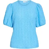 Vila Vifall O-Neck 2/4 Top - Noos - Blue - L