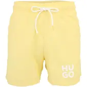 HUGO Uimashortsit 'PAOLO' keltainen / valkoinen
