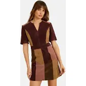 Love & roses Mekko suklaa / khaki / puuteri