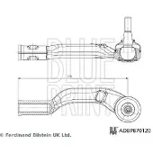 Blue Print Raidetangon pää ADBP870120